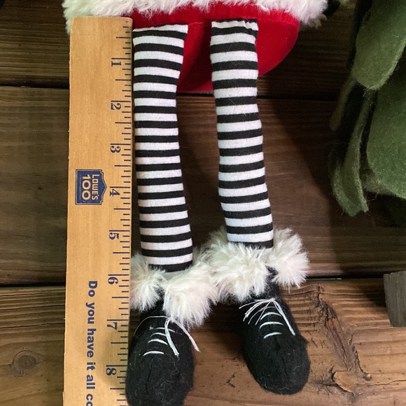 Pottery Barn Kids Felt Santa Claus Shelf Sitter with Felt Christmas Tree Set - Picture 16 of 16